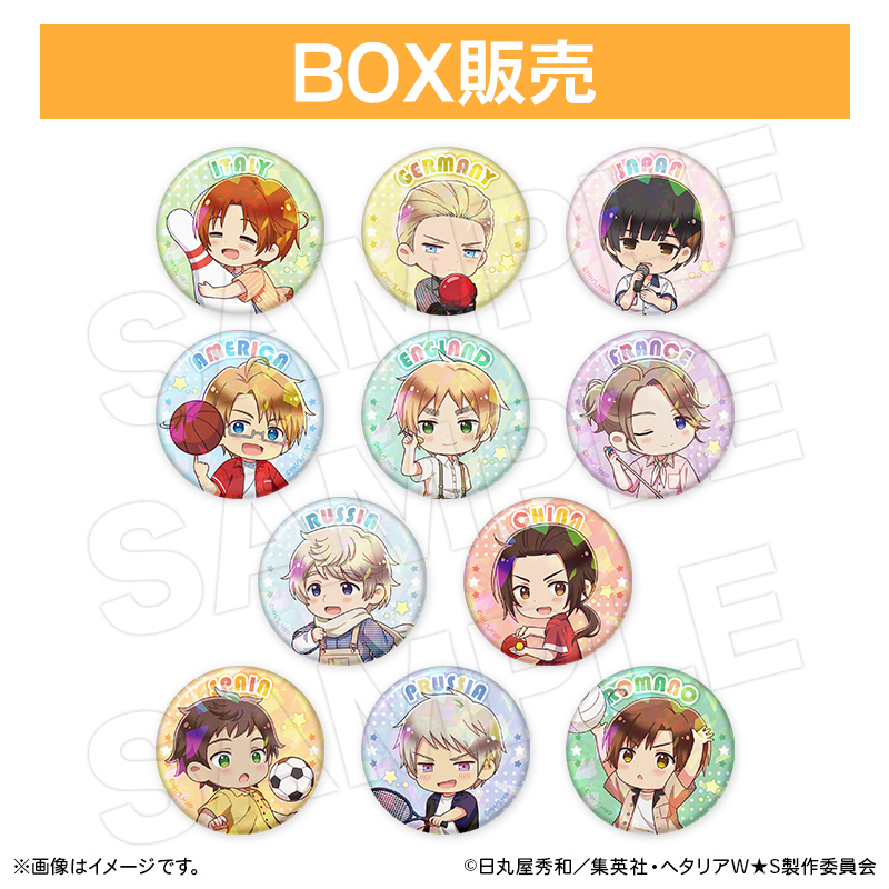 予約】トレーディングホログラム缶バッジ（ミニキャラ） 単品（全11