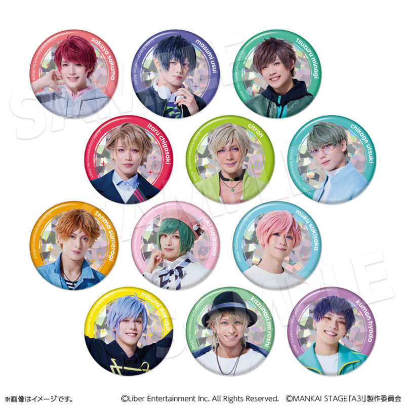 ♡即購入可 天国獄 ファンミ缶バッジ 42点 A3分 MANKAI STAGE『A3!』ACT3! ～SPRING & SUMMER 2026～×ROUND1