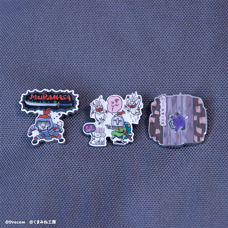 Wizardry×仕事猫】ピンバッジセット【DRECOM SHOP】