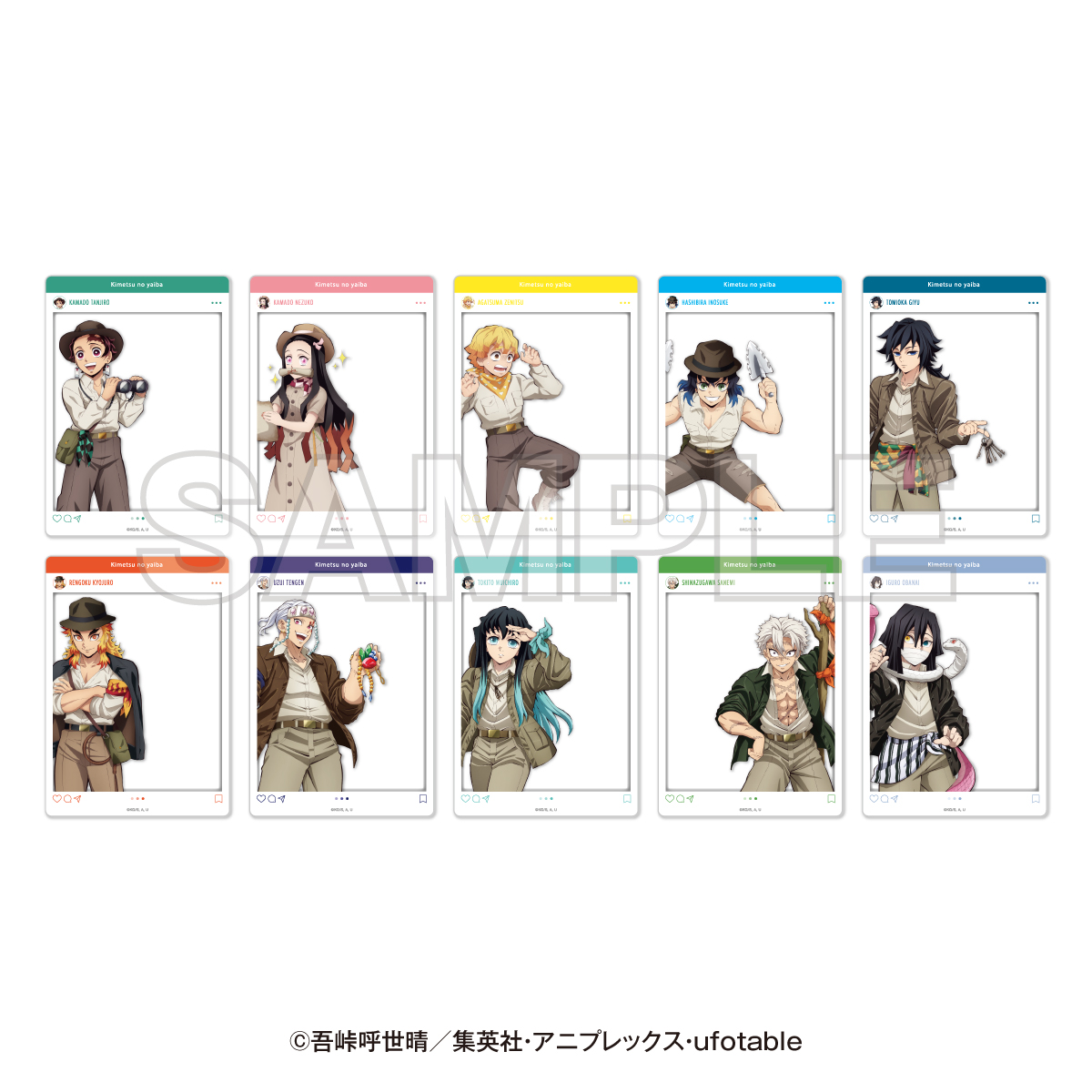 花たん cordelia　セット トレーディングSNS風クリアカード （全10種）【EDITH ONLINE