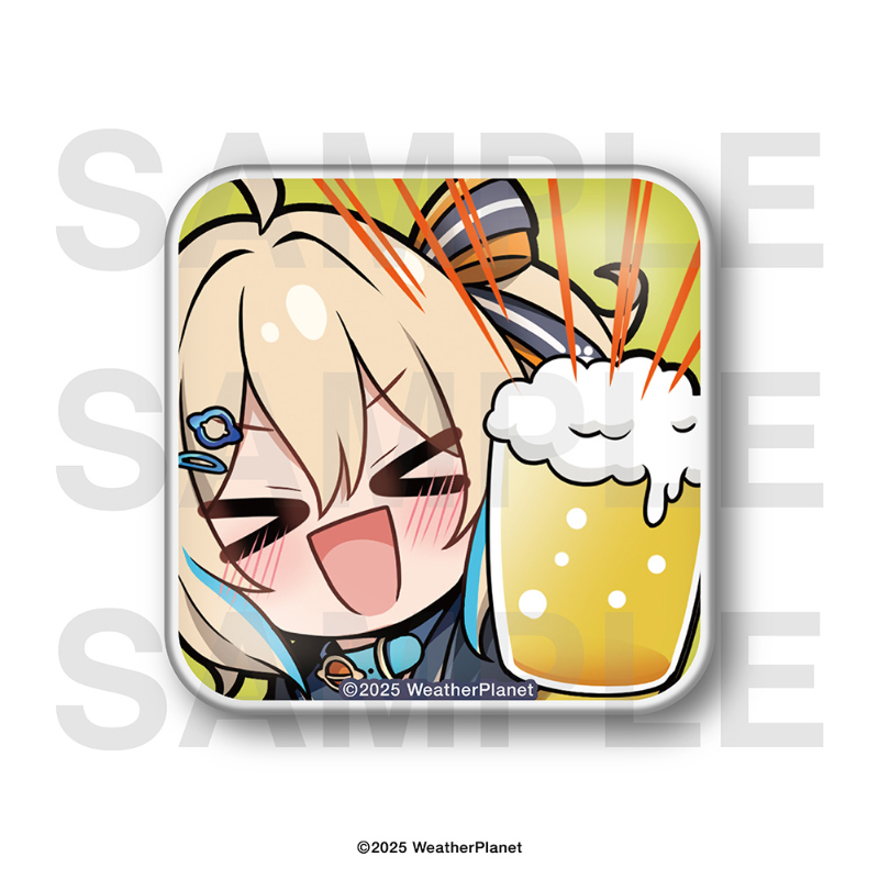 WeatherPlanet トレーディングスタンプ缶バッジ【EDITH ONLINE