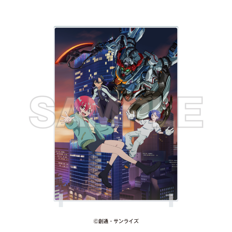 歌舞伎町タワー アクリルキーホルダー 購入特典ポストカード マチュ シュウジ 機動戦士Gundam GQuuuuuuX』×東急歌舞伎町タワー CLIMAX