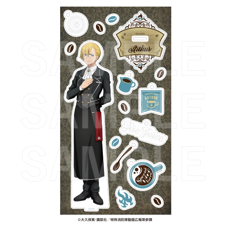 炎炎ノ消防隊 ◻︎ イーディス ビッグアクリルスタンド アーサー 受注商品_TVアニメ『炎炎ノ消防隊 参ノ章』ビッグアクリルスタンド