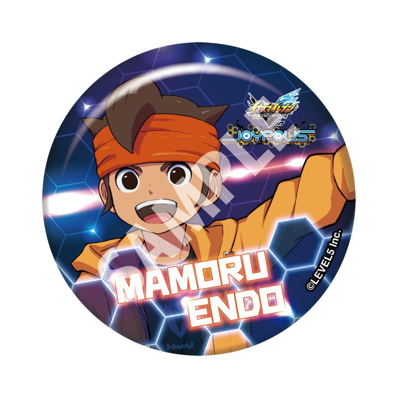イナズマイレブン in JOYPOLIS」トレーディンググリッター缶バッジ BOX