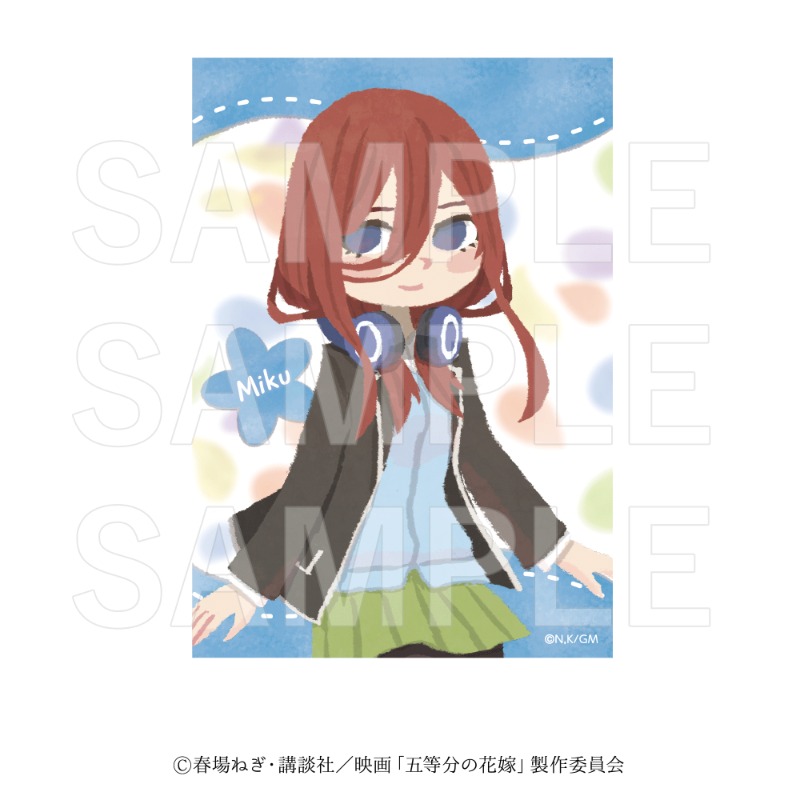 映画「五等分の花嫁」トレーディンブロマイド2枚セット(Kalita＆描き 