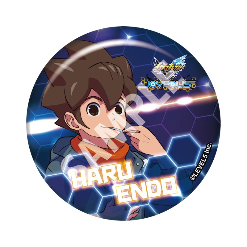 イナズマイレブン in JOYPOLIS」トレーディンググリッター缶バッジ BOX