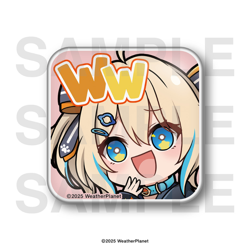 WeatherPlanet トレーディングスタンプ缶バッジ【EDITH ONLINE