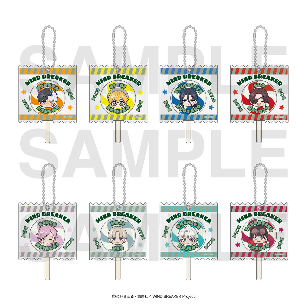 マイナス人生オーケストラ アクキー 缶バッジ　ピック　ラババン　シール　等 キャンディ風キーホルダー 桐生三輝【EDITH ONLINE（イーディス