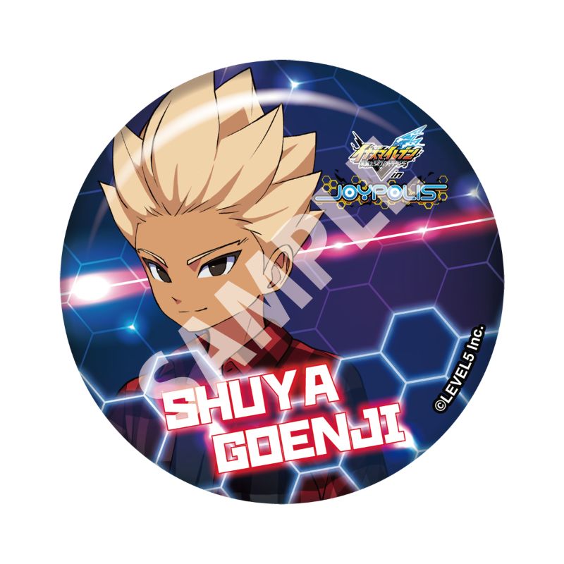 イナズマイレブン in JOYPOLIS」トレーディンググリッター缶バッジ BOX