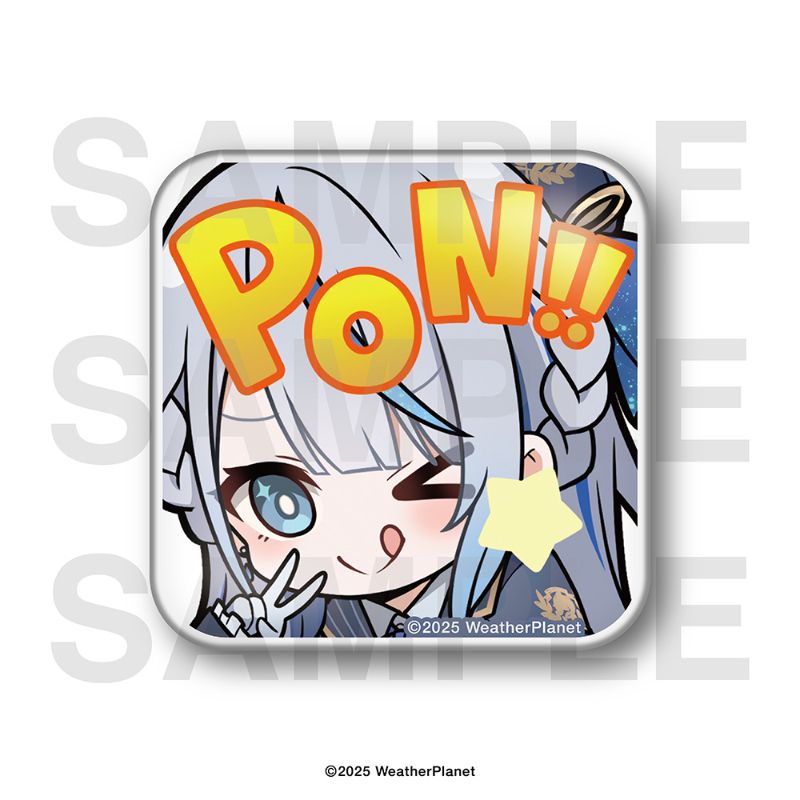 WeatherPlanet トレーディングスタンプ缶バッジ【EDITH ONLINE