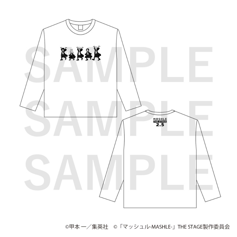 マッシュル　シャツ　舞台　ドット マッシュル-MASHLE-」THE STAGE 2.5 in E-DINER ロングTシャツ L
