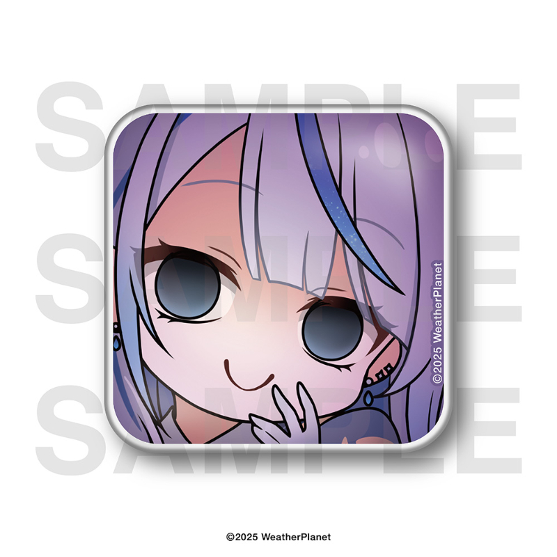 WeatherPlanet トレーディングスタンプ缶バッジ BOX【EDITH