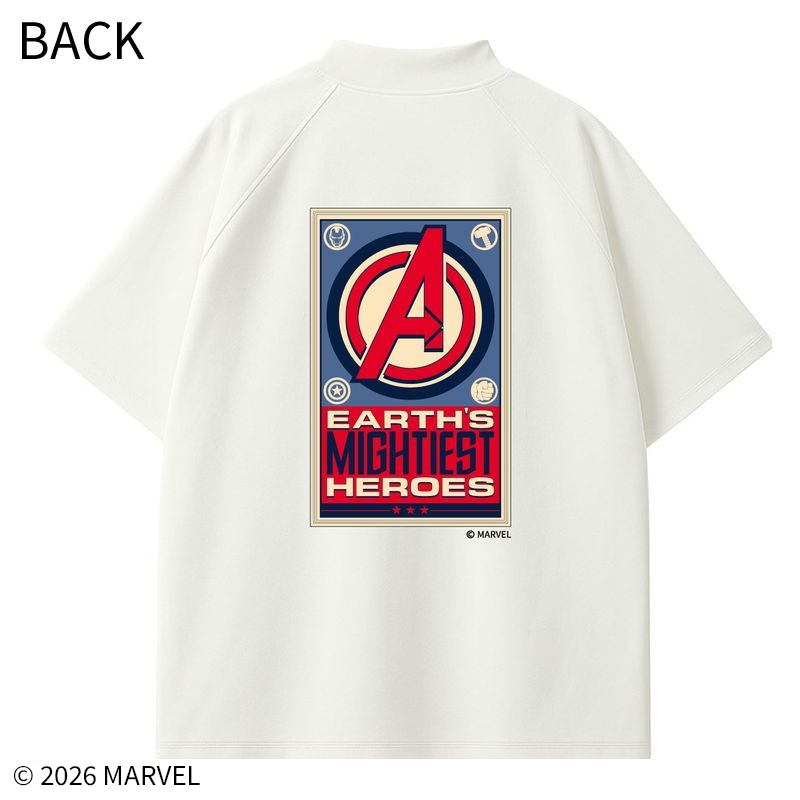 アベンジャーズ C モックネックTシャツ【FUN'S GOLF】