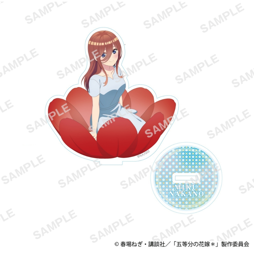5等分の花嫁 中野五月 イラストボード マイクロファイバータオル アクリルシート 5等分の花嫁 中野五月 イラストボード マイクロファイバータオル