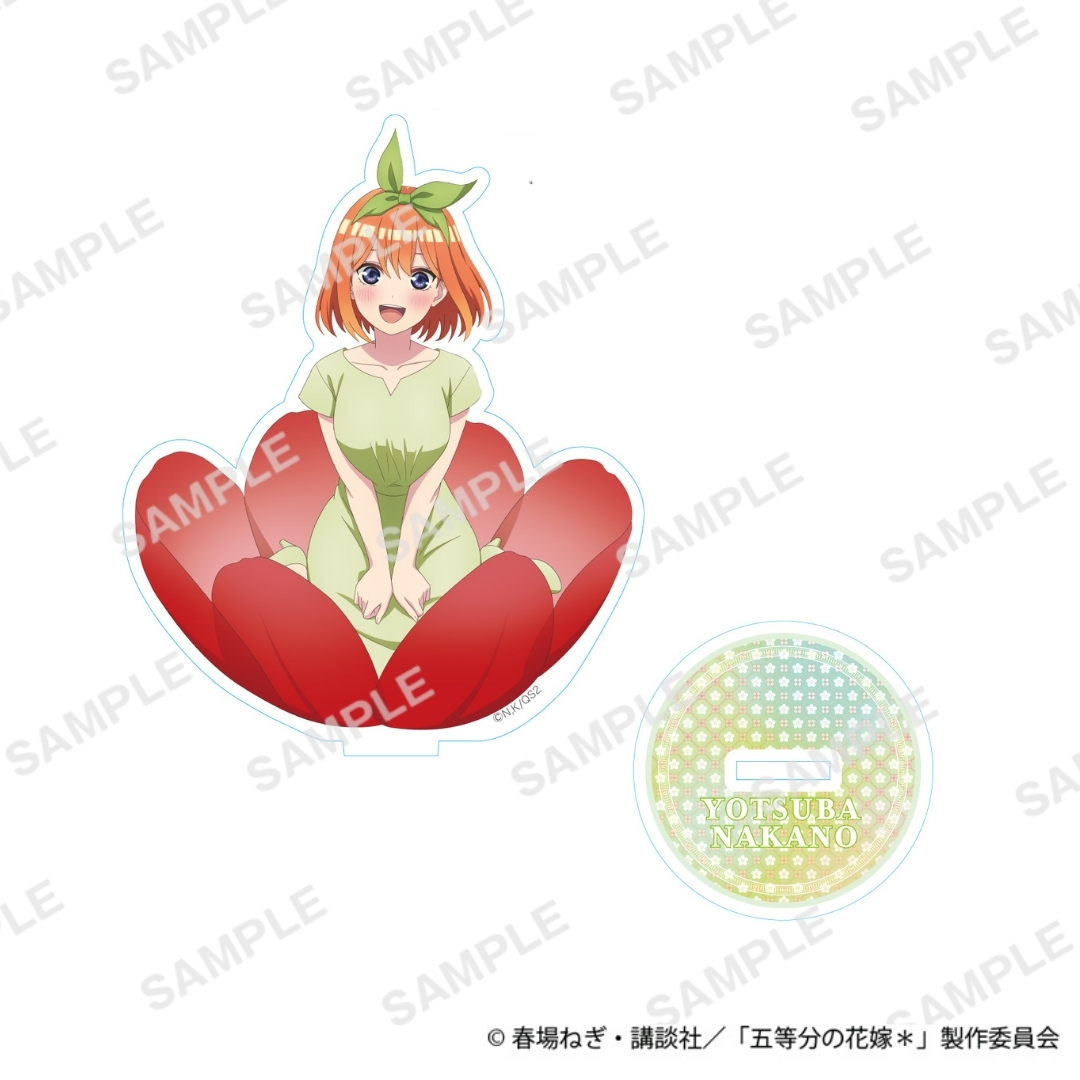 5等分の花嫁 中野五月 イラストボード マイクロファイバータオル アクリルシート 5等分の花嫁 中野五月 イラストボード マイクロファイバータオル