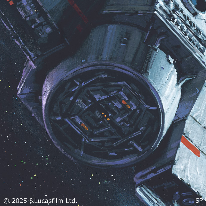 プリモアート＜ミレニアム・ファルコン＞（ハーフサイズ 額装）【FUN'S