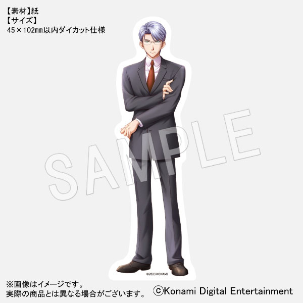 ときメモ 20周年 記念展 はばたき市 ダイカットステッカー シール 不二山嵐 ときメモ 20周年 記念展 はばたき市 ダイカットステッカー