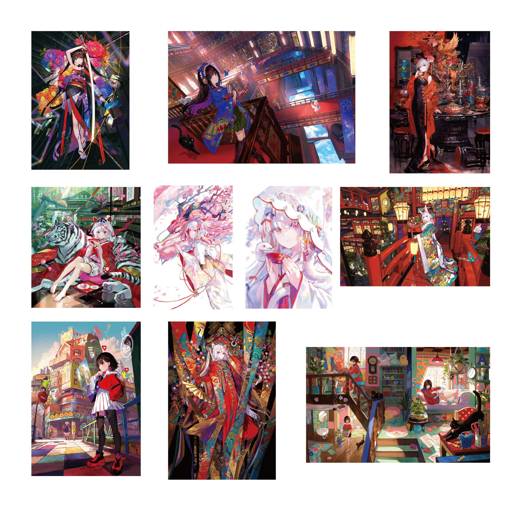 藤ちょこイラスト展「祝彩巡礼」受注商品