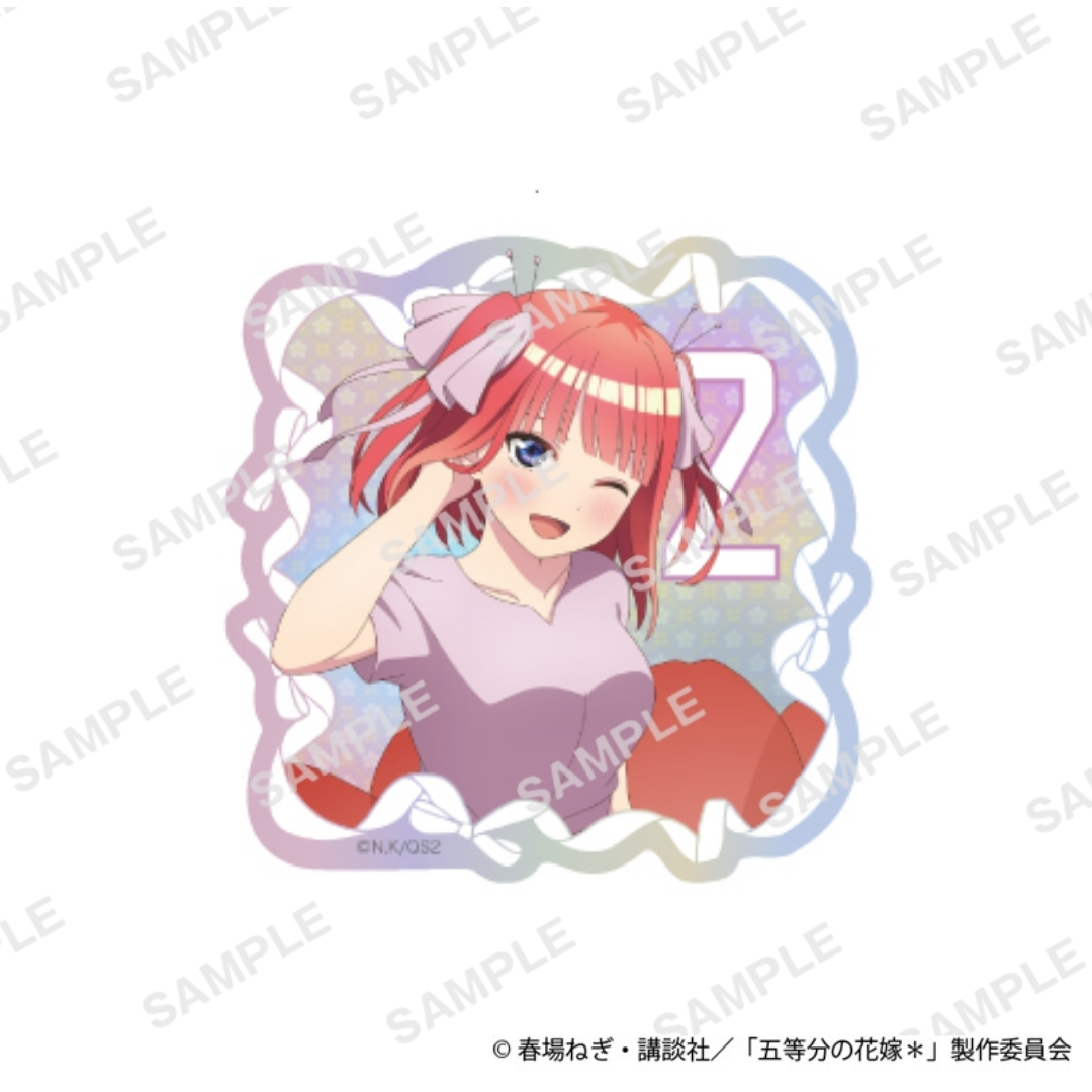 五等分の花嫁＊ ステッカー 中野二乃【FUN'S PROJECT MALL】