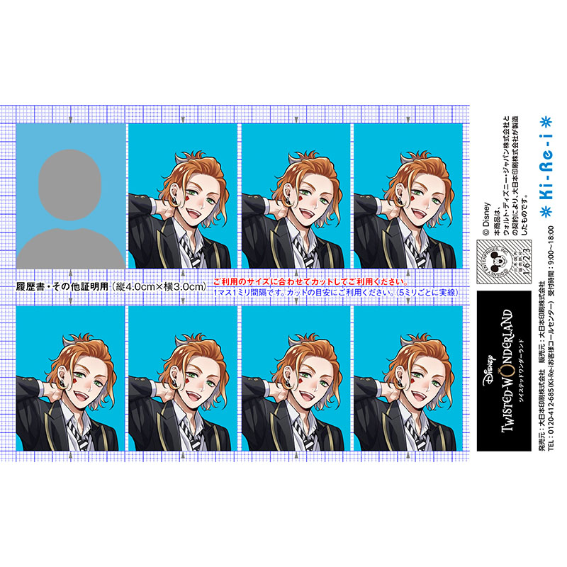 ディズニー ツイステッドワンダーランド 証明写真 ケイト