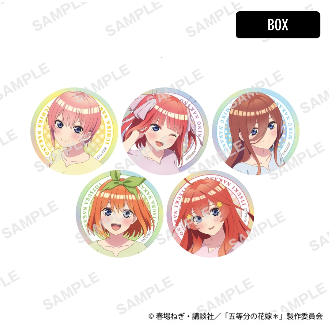 5等分の花嫁 中野五月 イラストボード マイクロファイバータオル アクリルシート 5等分の花嫁 中野五月 イラストボード マイクロファイバータオル