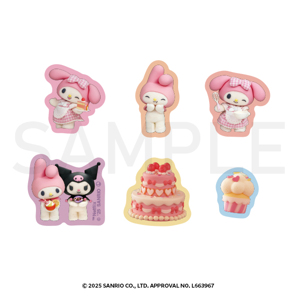 My Melody & Kuromi フレークシール マイメロディ【FUN'S PROJECT MALL】