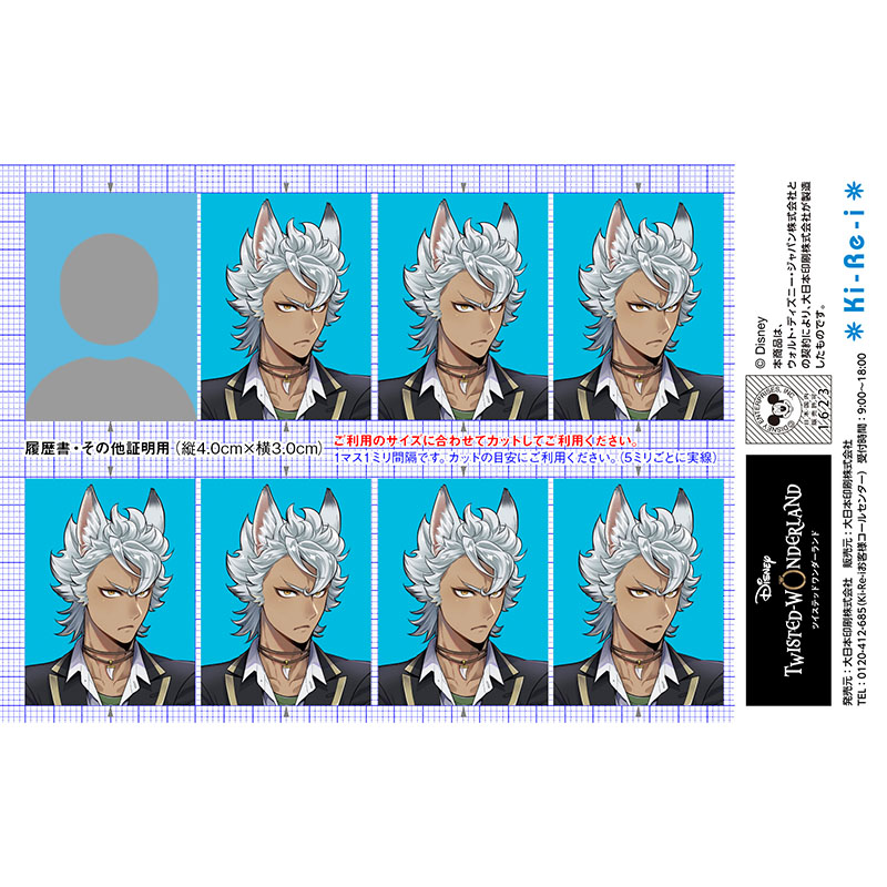 ディズニー ツイステッドワンダーランド 証明写真 リドル・ローズ