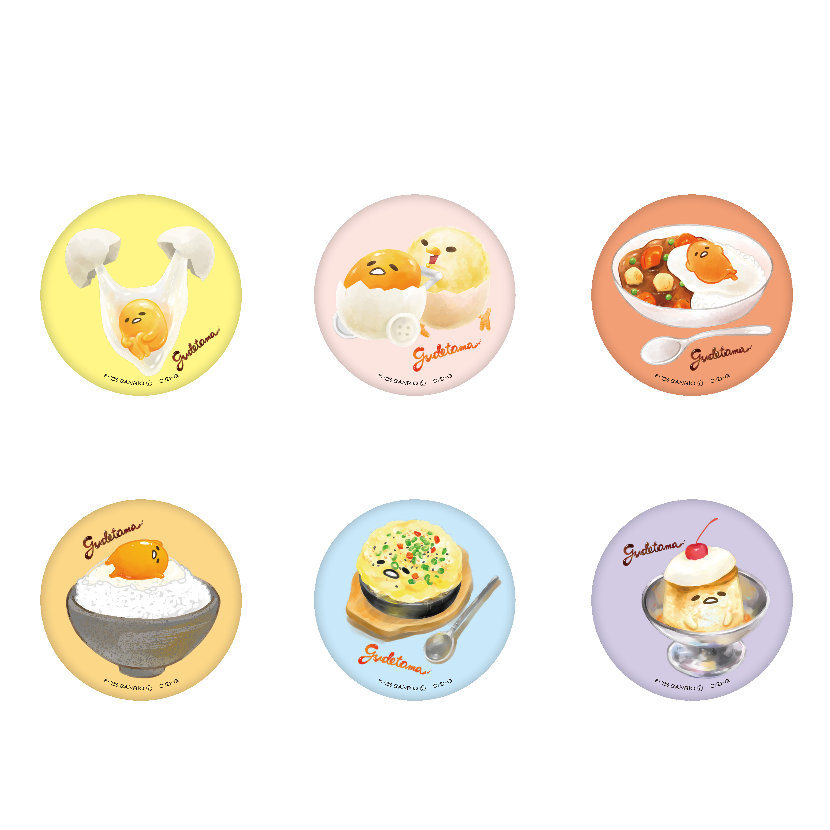 syudou 缶バッジ アクキー ぐでたま 取扱注意 syudou 缶バッジ アクキー ぐでたま 取扱注意