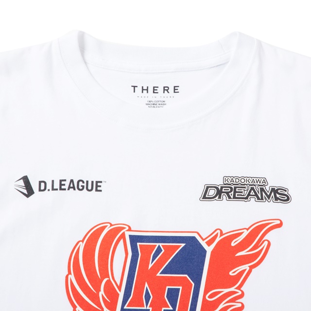 KADOKAWA DREAMS】OFFICIAL TEAMWEAR T(WHITE/L)【D.LEAGUE OFFICIAL