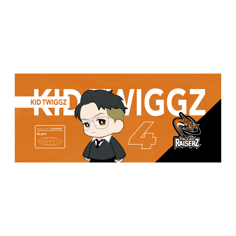 Dリーグ　フルキャストレイザーズ　KID TWIGGZ トレカ　レア Wインタビュー】CHILD TWIGGZ＆GRIND Vol.1【FULLCAST RAISERZ