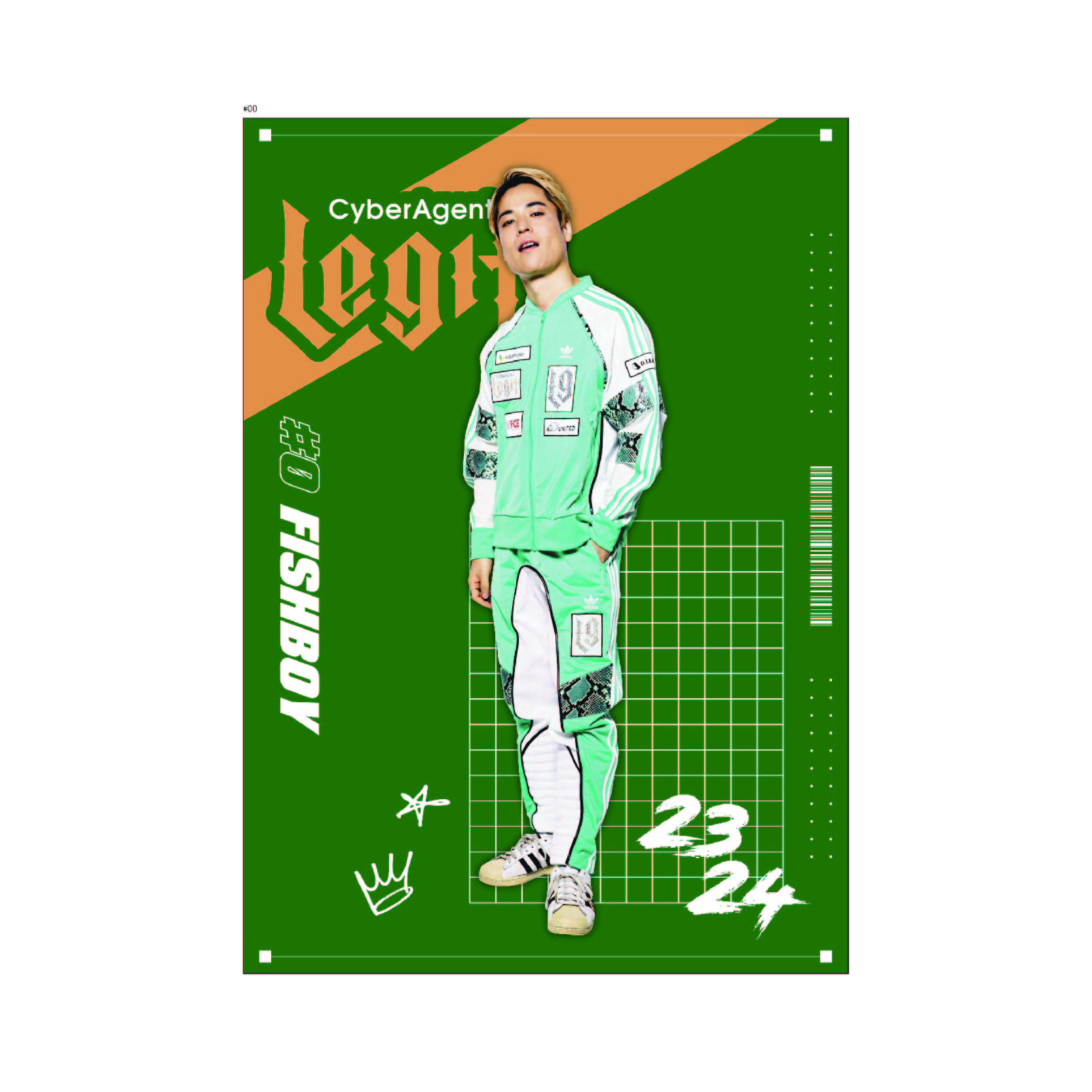 ダンサー別ポスター CyberAgent Legit【D.LEAGUE OFFICIAL SHOP】