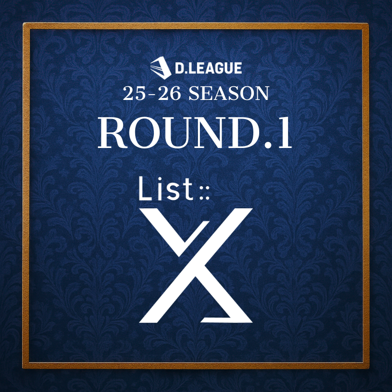 List::X【D.LEAGUE OFFICIAL SHOP】