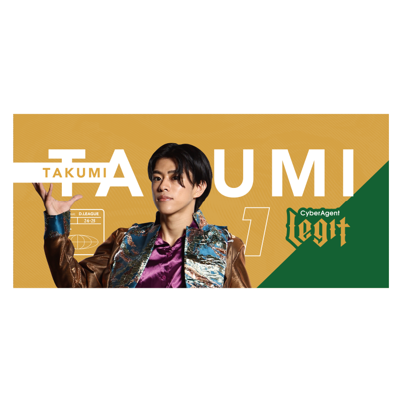 Dリーグ CyberAgent Legit TAKUMI トレカ レア CyberAgent Legit【D.LEAGUE OFFICIAL SHOP】