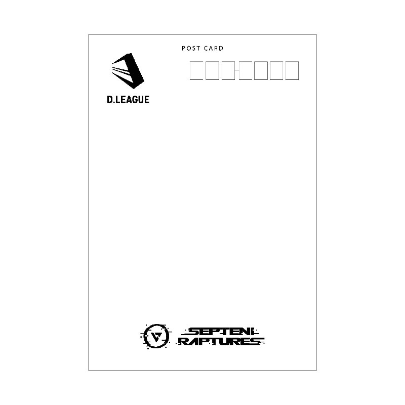 ダンサー別ポストカード SEPTENI RAPTURES【D.LEAGUE OFFICIAL