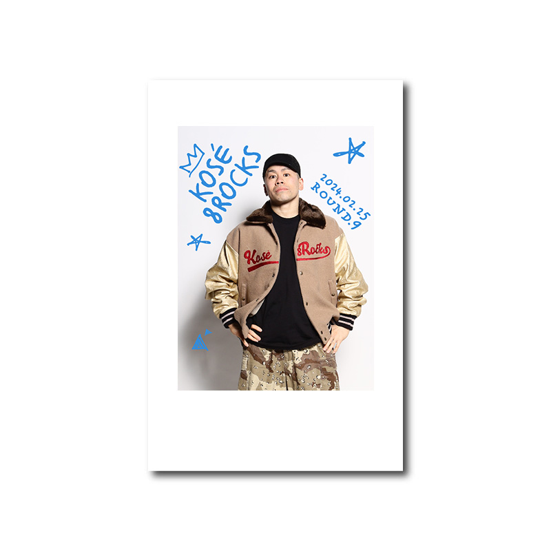 Dリーグ KOSÉ8ROCKS Ryo-spin REN チェキ風フォト KOSÉ 8ROCKS -New Official Photo- Ryo-spin / Dancer