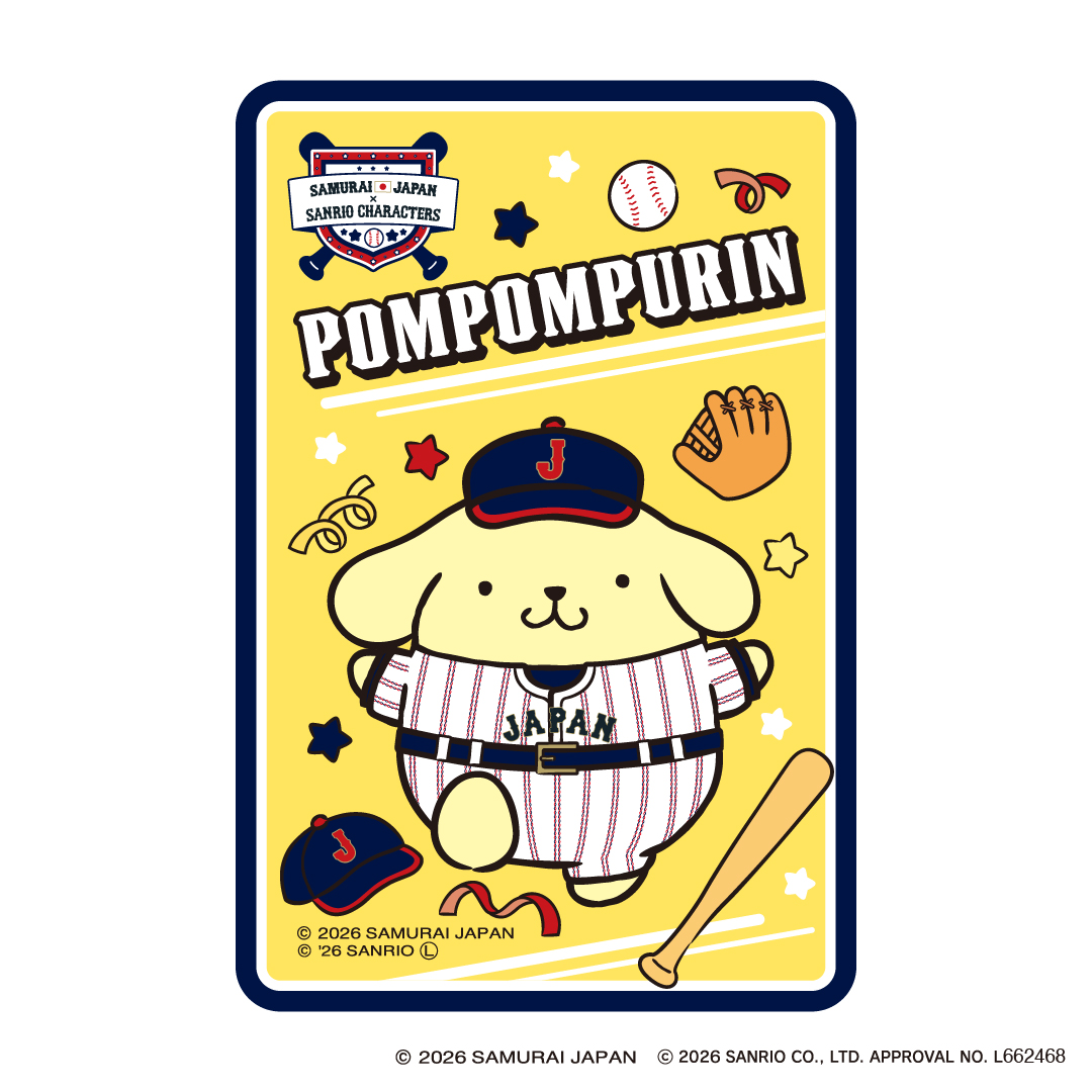 侍ジャパン×サンリオキャラクターズ クリアカード（全10種ランダム