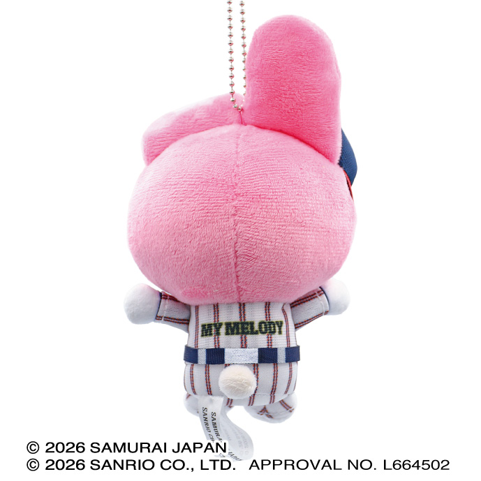 侍ジャパン サンリオキャラクターズ マイメロディ マスコット キーホルダー 侍ジャパン×サンリオキャラクターズ ぬいぐるみマスコット（HOME）マイ