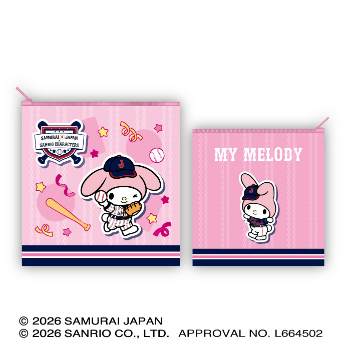 侍ジャパン×サンリオキャラクターズ ポーチコレクション【HIGHGO MALL】