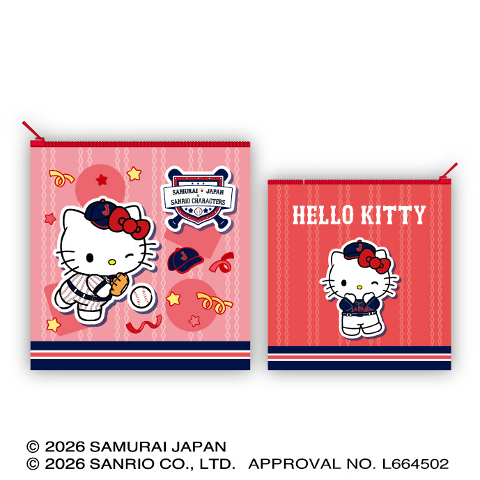 侍ジャパン×サンリオキャラクターズ ポーチコレクション【HIGHGO MALL】
