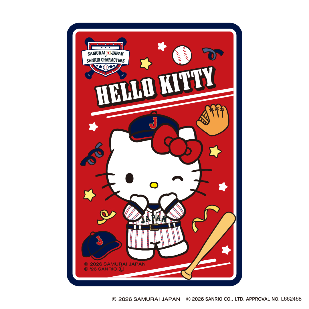 侍ジャパン×サンリオキャラクターズ クリアカード（全10種ランダム