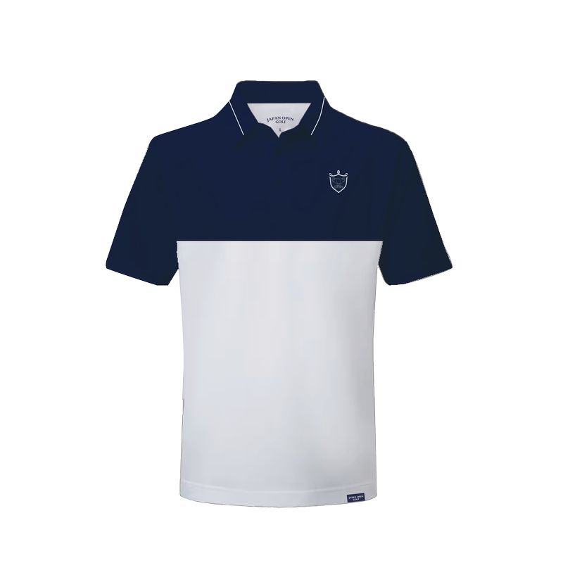ポロシャツ (ネイビー×ホワイト)【日本オープンゴルフショップ】
