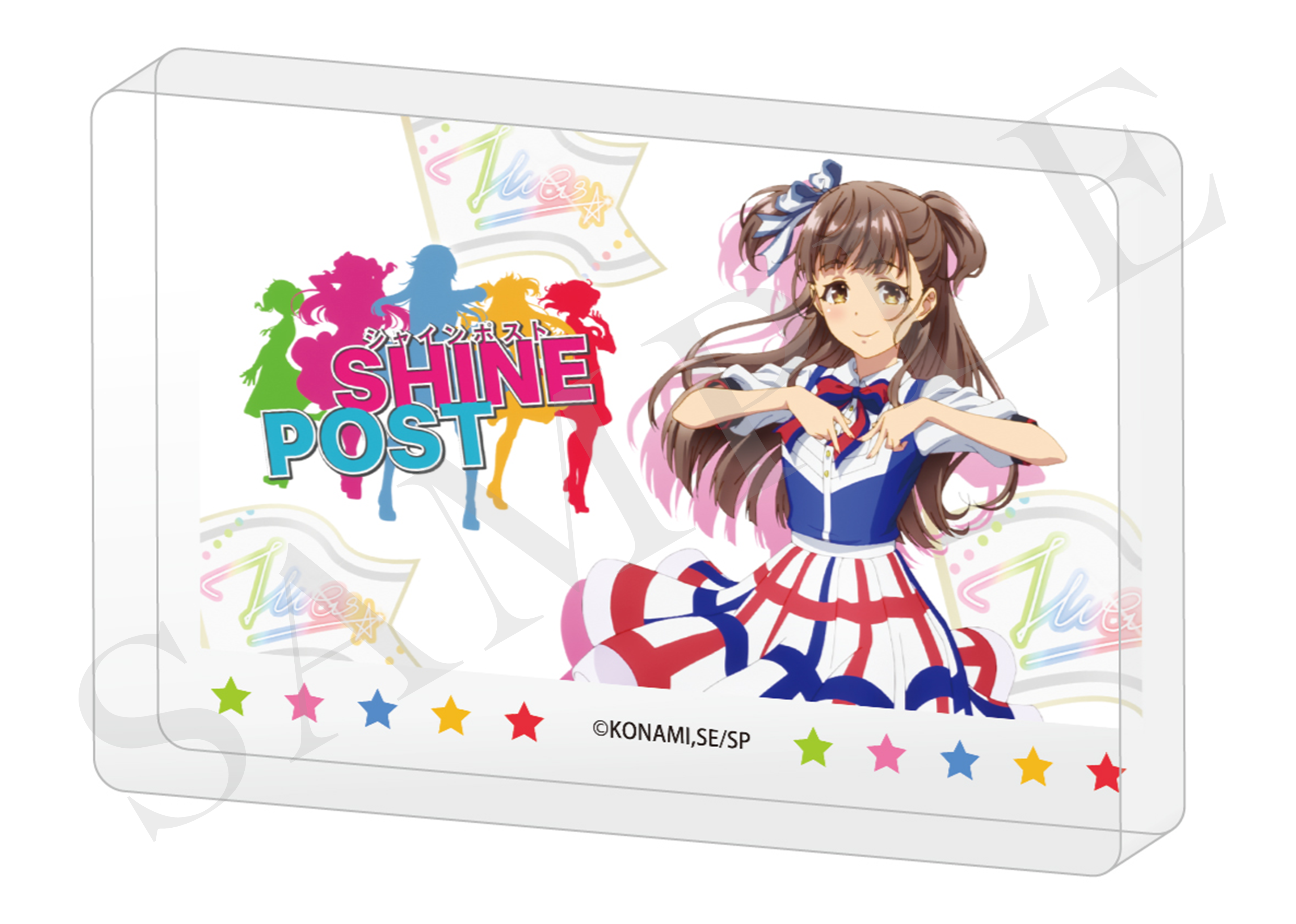 オリジナルアクリルアート：ポップなスマイリーフェイス 表参道のアートギャラリーhpgrp GALLERY TOKYOにて