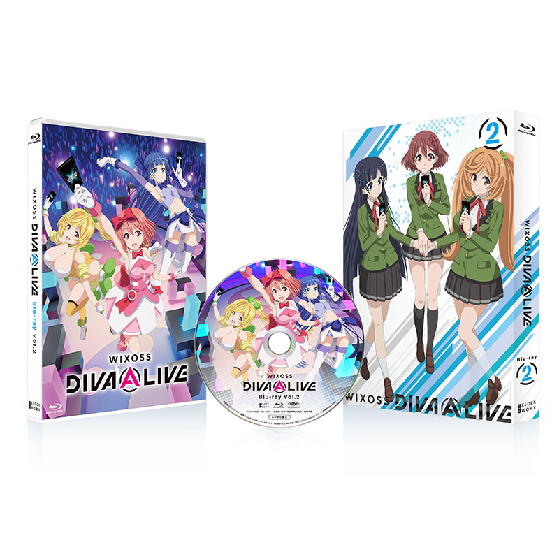 WIXOSS DIVA(A)LIVE Blu-ray<初回生産限定盤> Vol.2【THE KLOCKWORX 