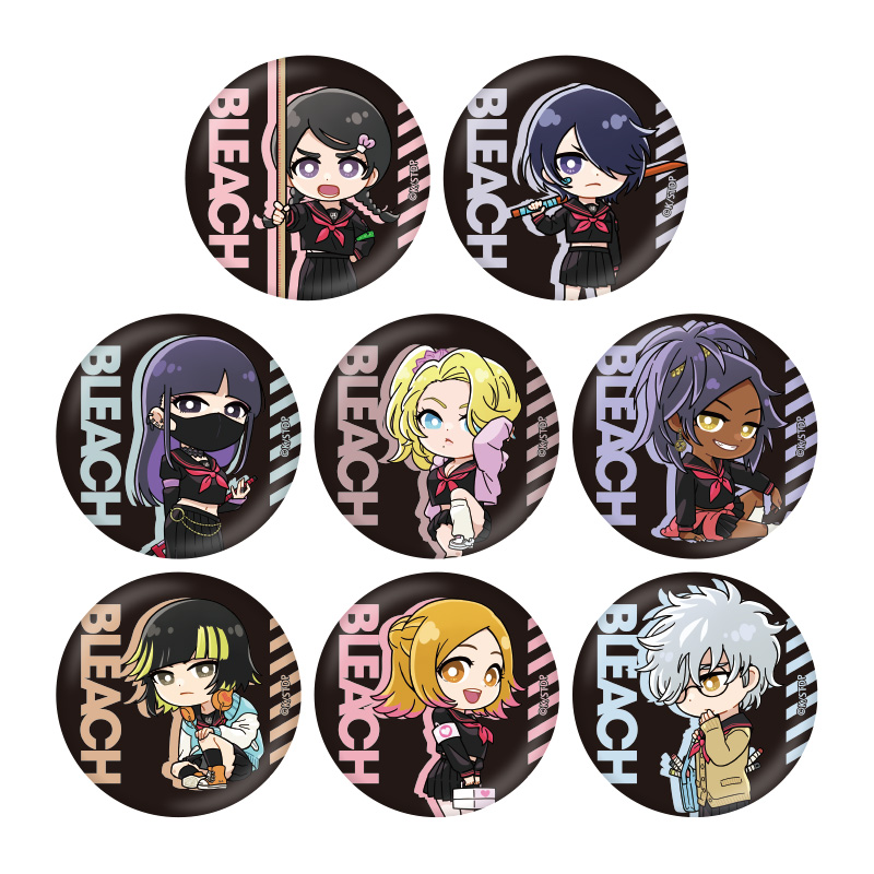 缶バッジ　BLEACH WORLD　護廷高校&白砂女子 セット BLEACH WORLD 缶バッジ 護廷高校 白砂女子 ソイフォン - メルカリ