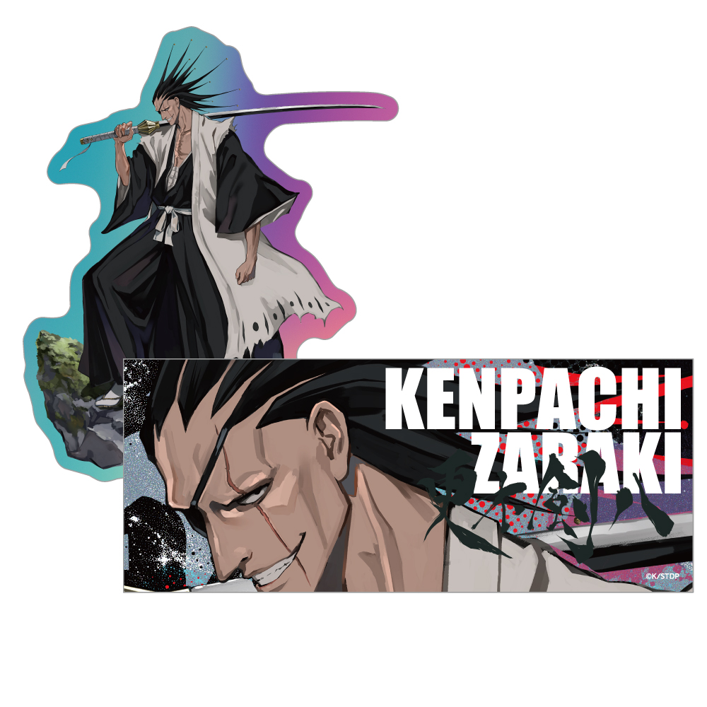ダイカットステッカーセット／更木 剣八【KOTOWARI ONLINE SHOP
