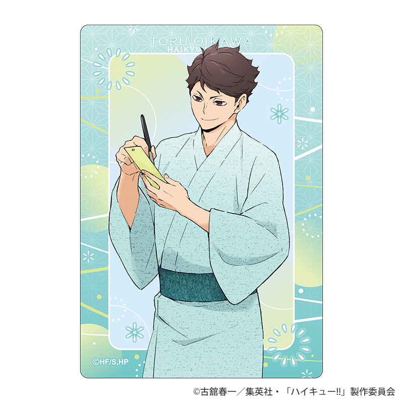 ハイキュー!!ウィーク トレーディングクリアカード 浴衣Ver 他校