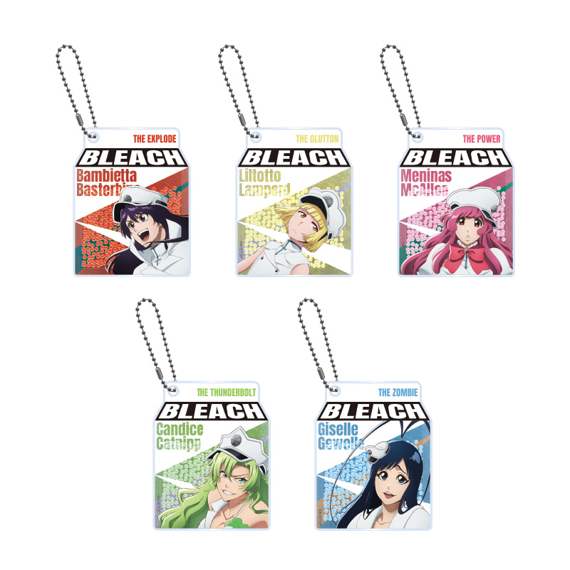 まるちゃん　BLEACH焼き アクリルチャーム前後半２４種フルセット コウペンちゃん おいしくてすごい！たこ焼きさんな4連アクリル