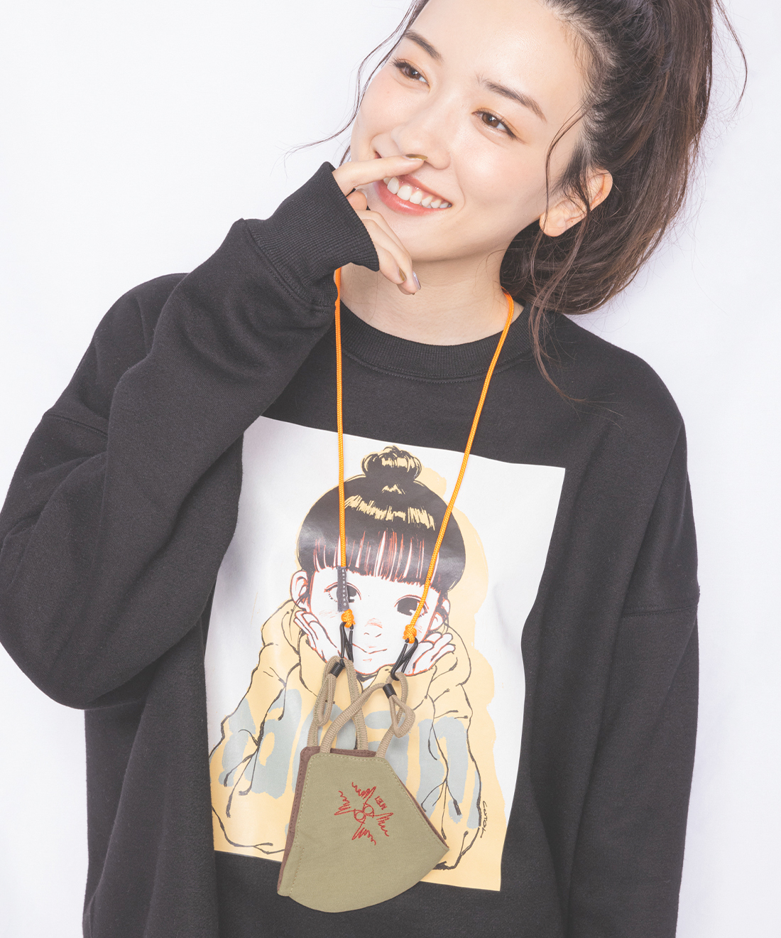 最終値下げ！！【匿名配送】古塔つみ×永野芽郁　ブランケット 古塔つみ×永野芽郁 T-shirt【10月下旬より順次発送】｜永野芽郁