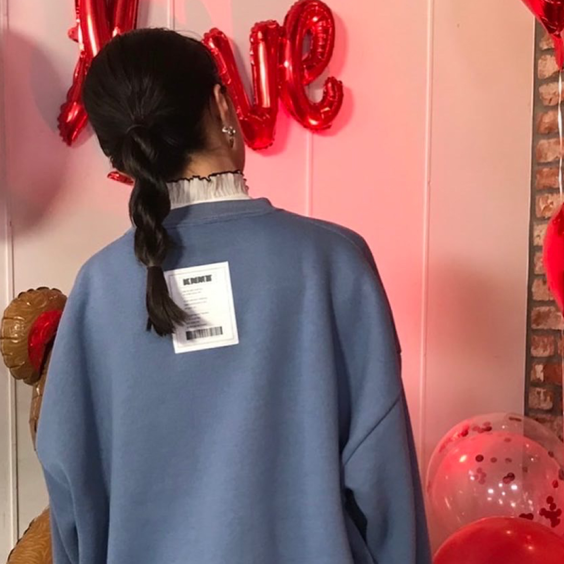 永野芽郁 生誕記念グッズ Mサイズ スウェット トレーナー ブラック 黒