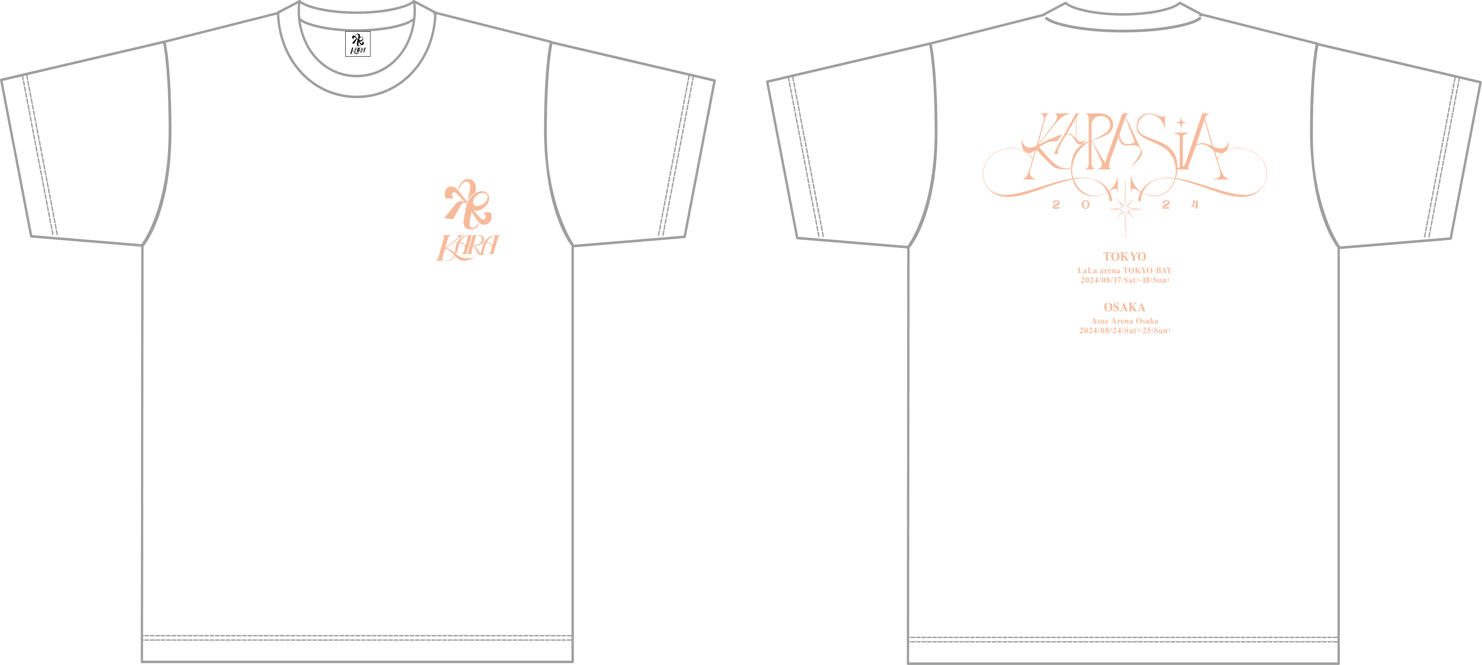 KARA ツアークルー　Tシャツ KARA ツアークルーTシャツ